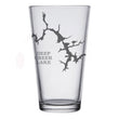Load image into Gallery viewer, Deep Creek Lake (MD) Map Engraved Glasses