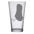 Load image into Gallery viewer, Devils Lake (WI) Map Engraved Glasses