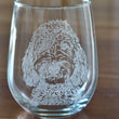 Load image into Gallery viewer, Doodle Dog Engraved Glasses