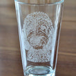 Load image into Gallery viewer, Doodle Dog Engraved Glasses