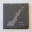 Load image into Gallery viewer, Door County Coaster Set (Slate or Leatherette)