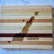 Load image into Gallery viewer, Door County Map Engraved Wooden Serving Board & Bar Board