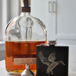 Load image into Gallery viewer, Duck Engraved Stainless Steel Flask - 6 oz.