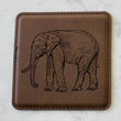 Load image into Gallery viewer, Elephant Coaster Set (Slate or Leatherette)