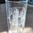 Load image into Gallery viewer, Elephant Engraved Glasses