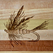 Load image into Gallery viewer, Fly Fishing Engraved Wooden Serving Board & Bar Board