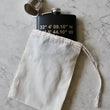 Load image into Gallery viewer, Pencil Popper Fishing Lure Engraved Stainless Steel Flask - 6 oz.