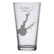 Load image into Gallery viewer, Folsom Lake (CA) Map Engraved Glasses