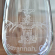 Load image into Gallery viewer, Forsyth Park Fountain - Savannah, GA Engraved  Glasses