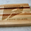 Load image into Gallery viewer, Fripp Island Map Engraved Wooden Serving Board & Bar Board