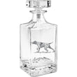Load image into Gallery viewer, German Shorthaired Pointer (GSP) Engraved Whiskey Decanter - 26oz Square Crystal Decanter with Stopper