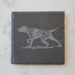 Load image into Gallery viewer, German Shorthaired Pointer Coaster Set (Slate or Leatherette)
