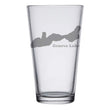 Load image into Gallery viewer, Geneva Lake (WI) Map Engraved Glasses