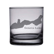 Load image into Gallery viewer, Geneva Lake (WI) Map Engraved Glasses