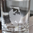 Load image into Gallery viewer, Gibson Island Map Engraved Glasses