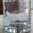 Load image into Gallery viewer, Grand Cayman Island Map Engraved Glasses