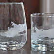 Load image into Gallery viewer, Grand Cayman Island Map Engraved Glasses