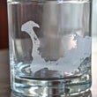 Load image into Gallery viewer, Grand Cayman Island Map Engraved Glasses