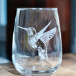 Load image into Gallery viewer, Hummingbird Engraved Glasses