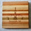 Load image into Gallery viewer, Forsyth Park Fountain - Savannah GA - Engraved Wooden Serving Board & Bar Board