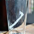 Load image into Gallery viewer, Islamorada Map Engraved Glasses