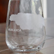 Load image into Gallery viewer, Jamaica Map Engraved Glasses