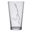 Load image into Gallery viewer, Kentucky Lake (KY) Map Engraved Glasses