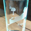 Load image into Gallery viewer, Kiawah Island Map Engraved Glasses