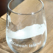 Load image into Gallery viewer, Kiawah Island Map Engraved Glasses