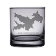 Load image into Gallery viewer, Lake Arrowhead (CA) Map Engraved Glasses