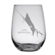 Load image into Gallery viewer, Lake Berryessa (CA) Map Engraved Glasses