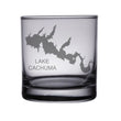 Load image into Gallery viewer, Lake Cachuma (CA) Map Engraved Glasses