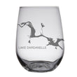 Load image into Gallery viewer, Lake Dardanelle (AR) Map Engraved Glasses