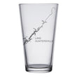 Load image into Gallery viewer, Lake Guntersville (AL) Engraved Map Glasses