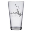 Load image into Gallery viewer, Lake Harding (GA) Engraved Map Glasses