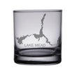 Load image into Gallery viewer, Lake Mead (AZ) Map Engraved Glasses