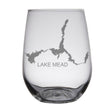 Load image into Gallery viewer, Lake Mead (AZ) Map Engraved Glasses