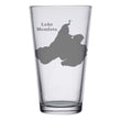 Load image into Gallery viewer, Lake Mendota (WI) Map Engraved Glasses