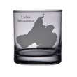 Load image into Gallery viewer, Lake Mendota (WI) Map Engraved Glasses