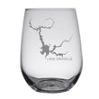 Load image into Gallery viewer, Lake Oroville (CA) Map Engraved Glasses