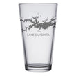 Load image into Gallery viewer, Lake Ouachita (AR) Map Engraved Glasses