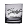 Load image into Gallery viewer, Lake Ouachita (AR) Map Engraved Glasses