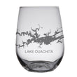 Load image into Gallery viewer, Lake Ouachita (AR) Map Engraved Glasses