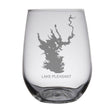 Load image into Gallery viewer, Lake Pleasant (AZ) Map Engraved Glasses