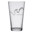 Load image into Gallery viewer, Lake Raybun (GA) Map Engraved Glasses