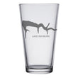 Load image into Gallery viewer, Lake Rayburn (AR) Map Engraved Glasses