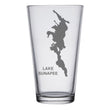 Load image into Gallery viewer, Lake Sunapee Map Engraved Glasses
