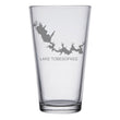 Load image into Gallery viewer, Lake Tobesofkee (GA) Map Engraved Glasses