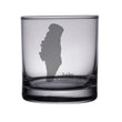 Load image into Gallery viewer, Lake Winnebago (WI) Map Engraved Glasses