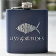 Load image into Gallery viewer, Custom Engraved Stainless Steel Flask - 6 oz.